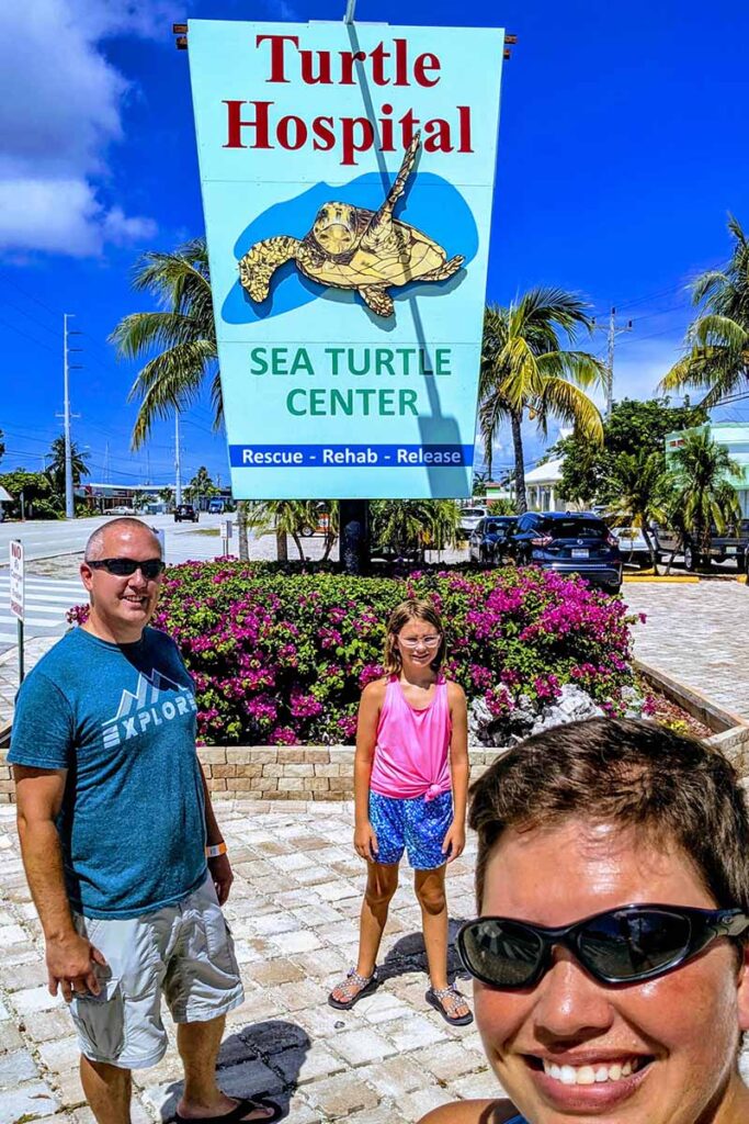 Marathon FL Turtle Hospital sign