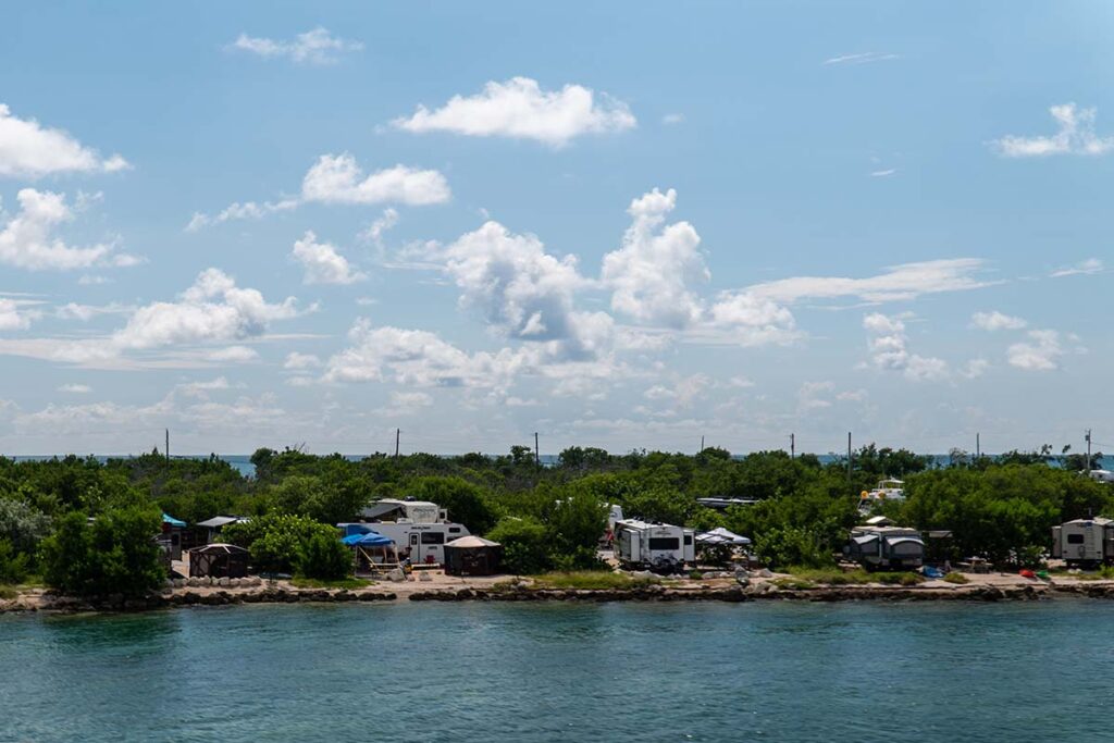 Bahia Honda State Park waterfront sites