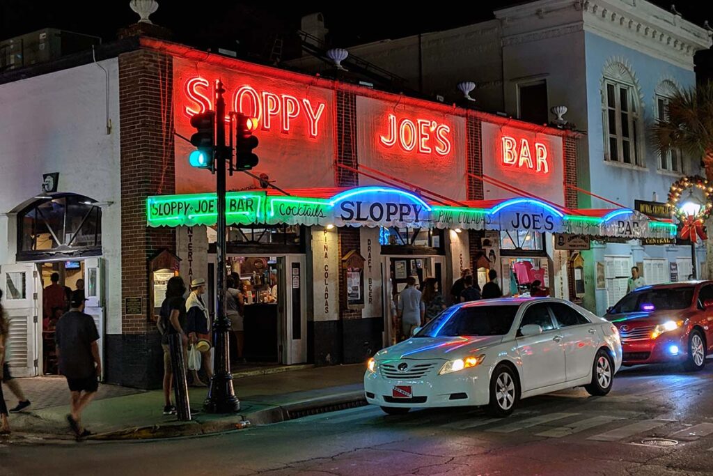 Sloppy Joes Bar At Night