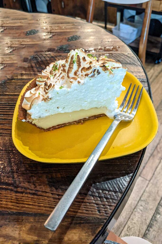 Key Lime Pie Slice at Moondog