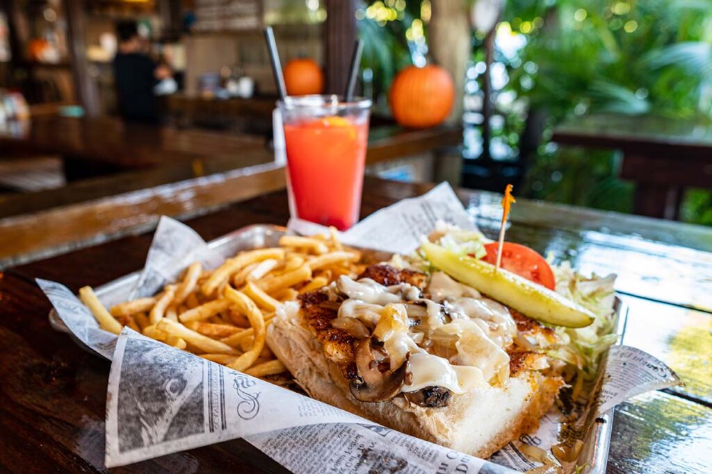 Hogfish Sandwich at Hogfish Bar & Grill