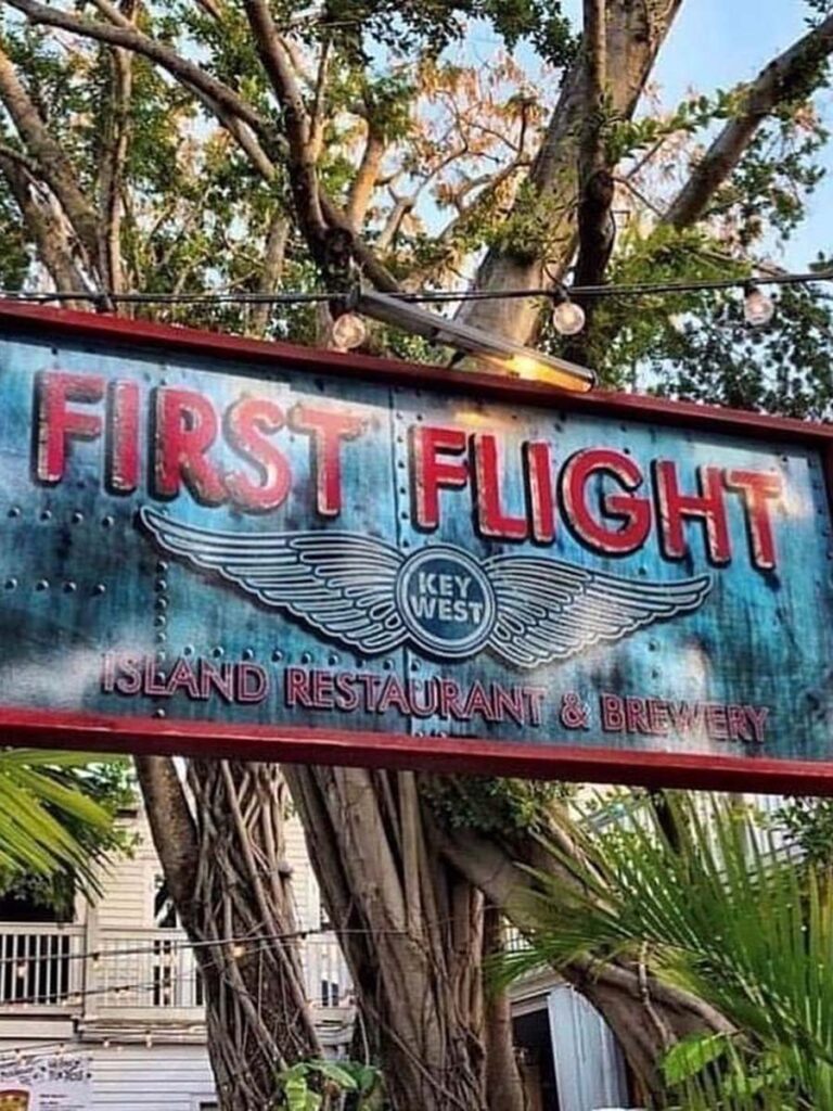 First Flight Brewery Sign